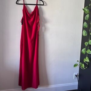 White fox Vibrant Red Maxi Dress
